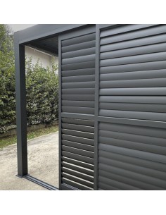 ACCESSORI: vendita online PANNELLI PERSIANA PERGOLA LATO 3 METRI ANTRACITE VERDELOOK in offerta 2