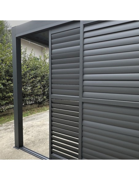 ACCESSORI: vendita online PANNELLI PERSIANA PERGOLA LATO 4 METRI ANTRACITE VERDELOOK in offerta