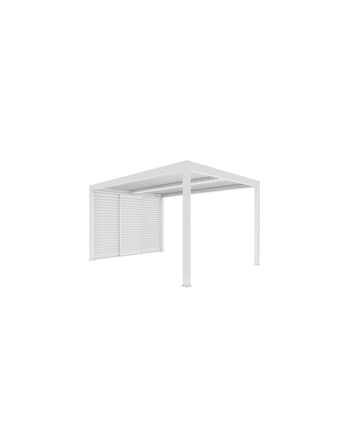 ACCESSORI: vendita online PANNELLI PERSIANA PERGOLA LATO 4 METRI BIANCO VERDELOOK in offerta