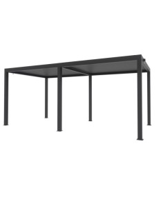 OMBRELLONI: vendita online PERGOLA BIOCLIMATICA 3 X 6 METRI ALTEZZA 2,5 METRI ANTRACITE VERDELOOK in offerta