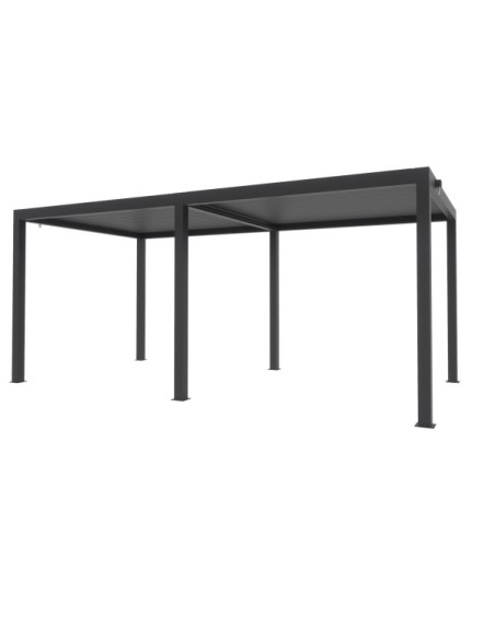 OMBRELLONI: vendita online PERGOLA BIOCLIMATICA 3 X 6 METRI ALTEZZA 2,5 METRI ANTRACITE VERDELOOK in offerta