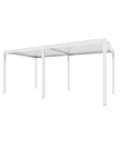 OMBRELLONI: vendita online PERGOLA BIOCLIMATICA 3 X 6 METRI ALTEZZA 2,5 METRI BIANCO VERDELOOK in offerta
