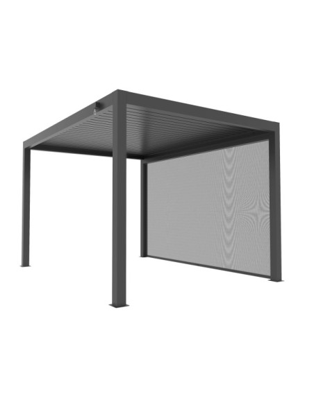 ACCESSORI: vendita online TENDA SCREEN A CADUTA PER PERGOLA LATO 4 METRI ANTRACITE VERDELOOK in offerta