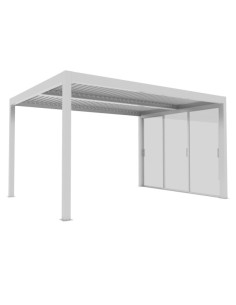 ACCESSORI: vendita online PARETE IN VETRO PERGOLA LATO 4 METRI BIANCO VERDELOOK in offerta