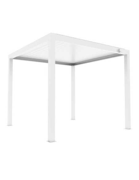 OMBRELLONI: vendita online PERGOLA BIOCLIMATICA 4 X 4 METRI ALTEZZA 2,5 METRI BIANCA VERDELOOK in offerta