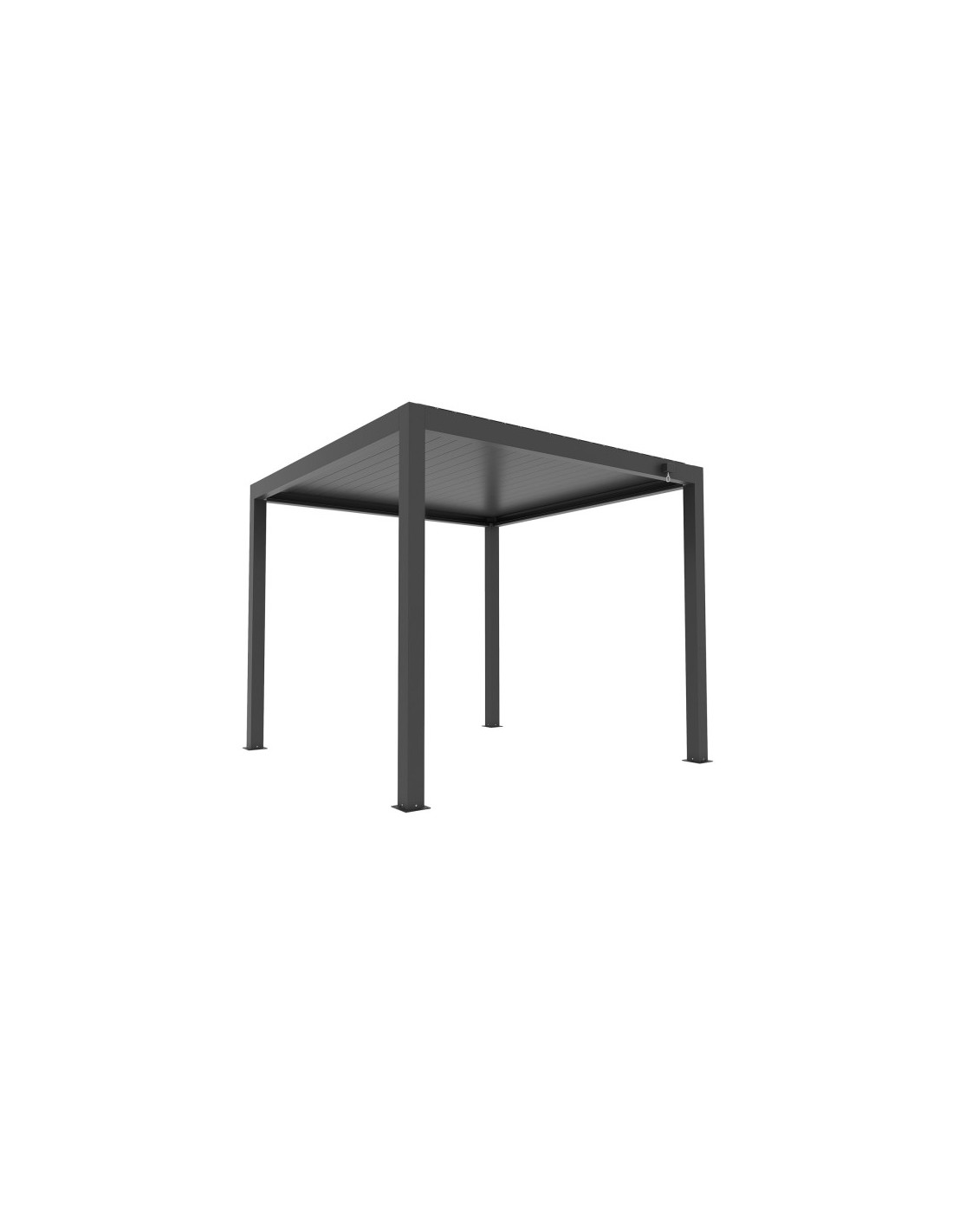 OMBRELLONI: vendita online PERGOLA BIOCLIMATICA 4 X 4 METRI ALTEZZA 2,5 METRI ANTRACITE VERDELOOK in offerta