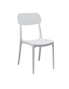 SEDIE-POLTRONE: vendita online SEDIA CALIPSO BIANCA IN POLIPROPILENE 53 X 88 X 46 CM ARETA in offerta