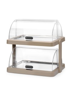 DISPLAY DI RAFFREDDAMENTO DOPPIO ROLL-TOP UNIQ BEIGE MM.480X355X480H