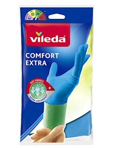 ACCESSORI: vendita online VILEDA COMFORT EXTRA COPPIA GUANTI TAGLIA M IN LATTICE in offerta