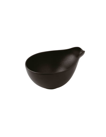 INSALATIERE-CIOTOLE-COPPETTE: vendita online INSALATIERA BLACK CLAY 22,8 X 17,5 CM ALTEZZA 9,5 CM IN PORCELLANA ARTHUR KRUPP ...