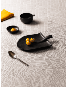 PIATTI: vendita online PIATTO PALA BLACK CLAY 25,5 X 18 CM ALTEZZA 4 CM IN PORCELLANA ARTHUR KRUPP in offerta 2