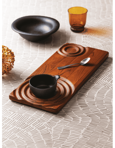 PIATTI: vendita online PIATTO FONDO BLACK CLAY Ø 21,2 CM ALTEZZA 5,8 CM IN PORCELLANA ARTHUR KRUPP in offerta