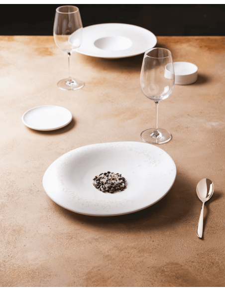 WHITE RIVER: vendita online PIATTO FONDO ORGANICO WHITE RIVER Ø 32 CM IN PORCELLANA ARTHUR KRUPP in offerta