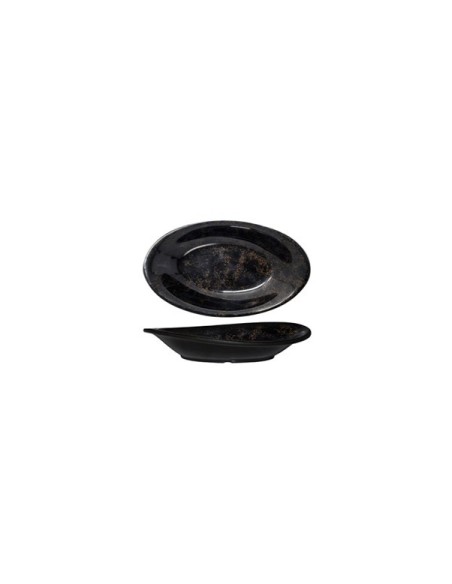 VASSOI-TAGLIERI: vendita online VASSOIO OVALE METEORA GOLD 17 X 10 CM ALTEZZA 3,3 CM IN MELAMINA MORINI in offerta