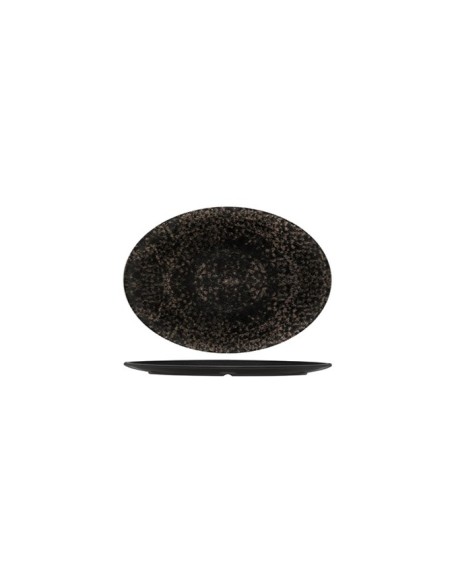 VASSOI-TAGLIERI: vendita online VASSOIO OVALE METEORA GOLD 48 X 34 CM ALTEZZA 3 CM IN MELAMINA MORINI in offerta