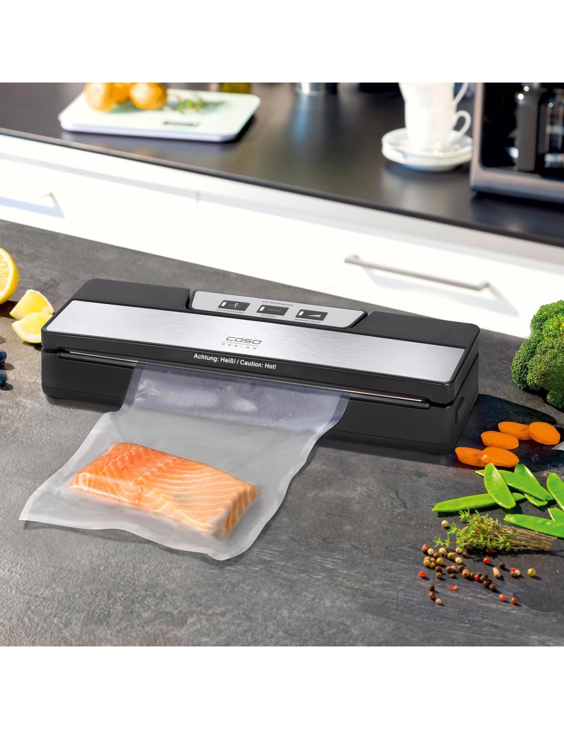 SOTTOVUOTO: vendita online SIGILLATRICE SOTTOVUOTO VR 190 ADVANCED ACCIAIO INOX LT.9/MIN W.100 in offerta