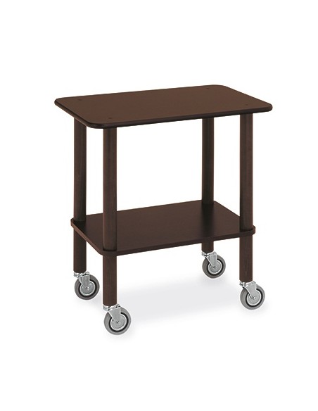 CARRELLI: vendita online CARRELLO GUERIDON WENGE MONTANTI LEGNO MM.710X460X780 in offerta