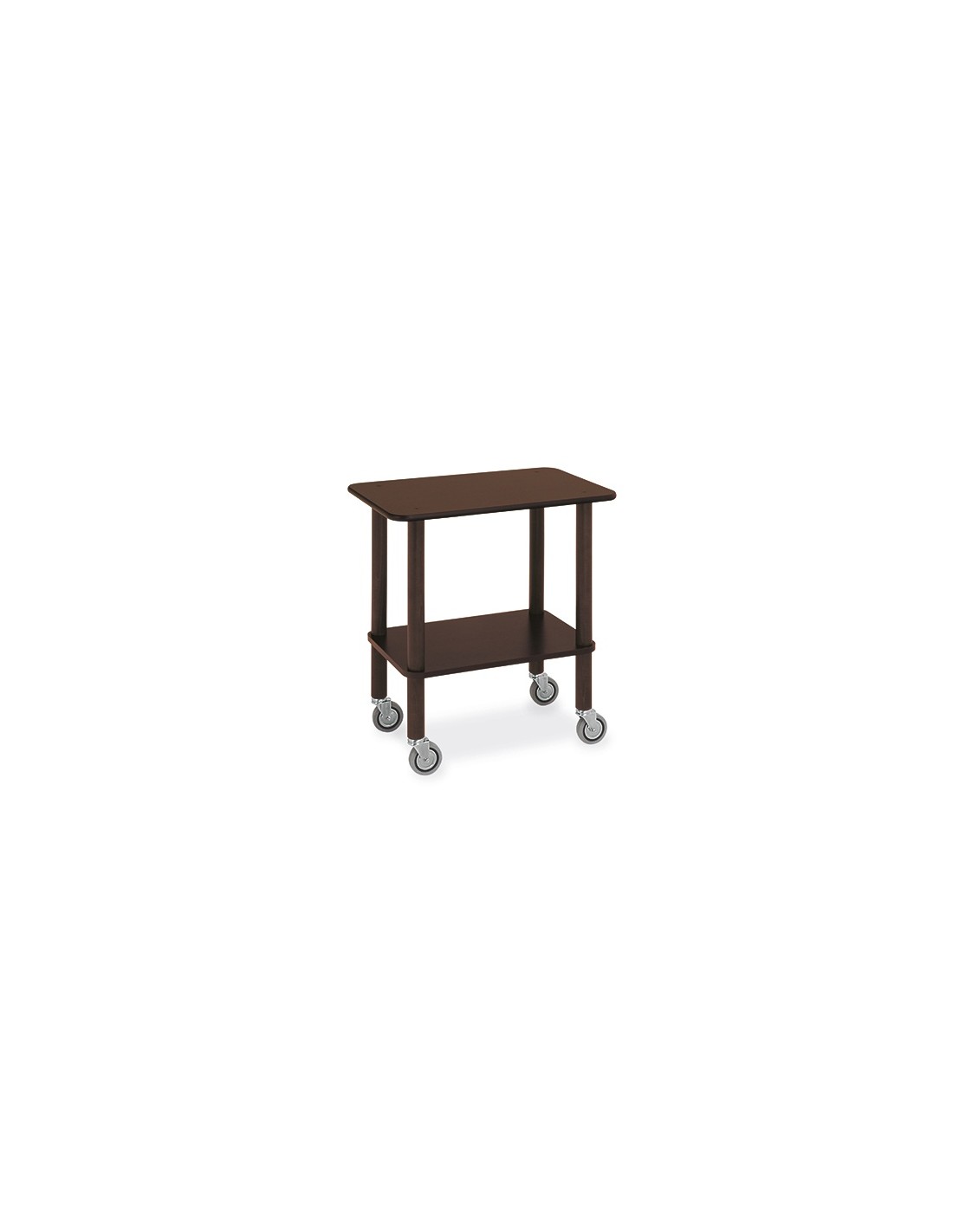 CARRELLI: vendita online CARRELLO GUERIDON WENGE MONTANTI LEGNO MM.710X460X780 in offerta