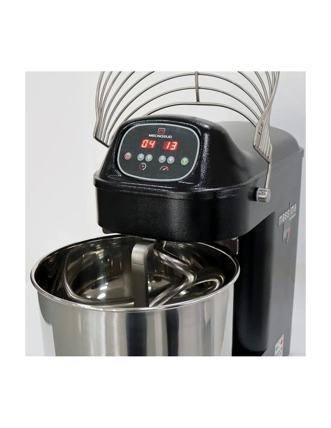 IMPASTATRICI: vendita online IMPASTATRICE MASSIMA KG.40 LT.58 NERA KW.2,2 MM.540X900X874H MECNOSUD in offerta