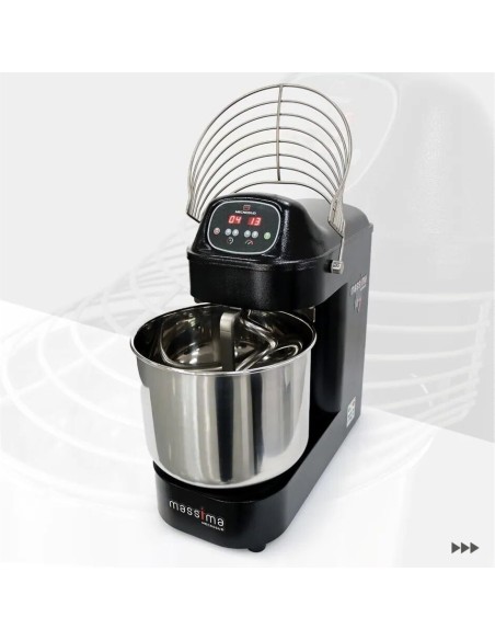 IMPASTATRICI: vendita online IMPASTATRICE MASSIMA KG.40 LT.58 NERA KW.2,2 MM.540X900X874H MECNOSUD in offerta