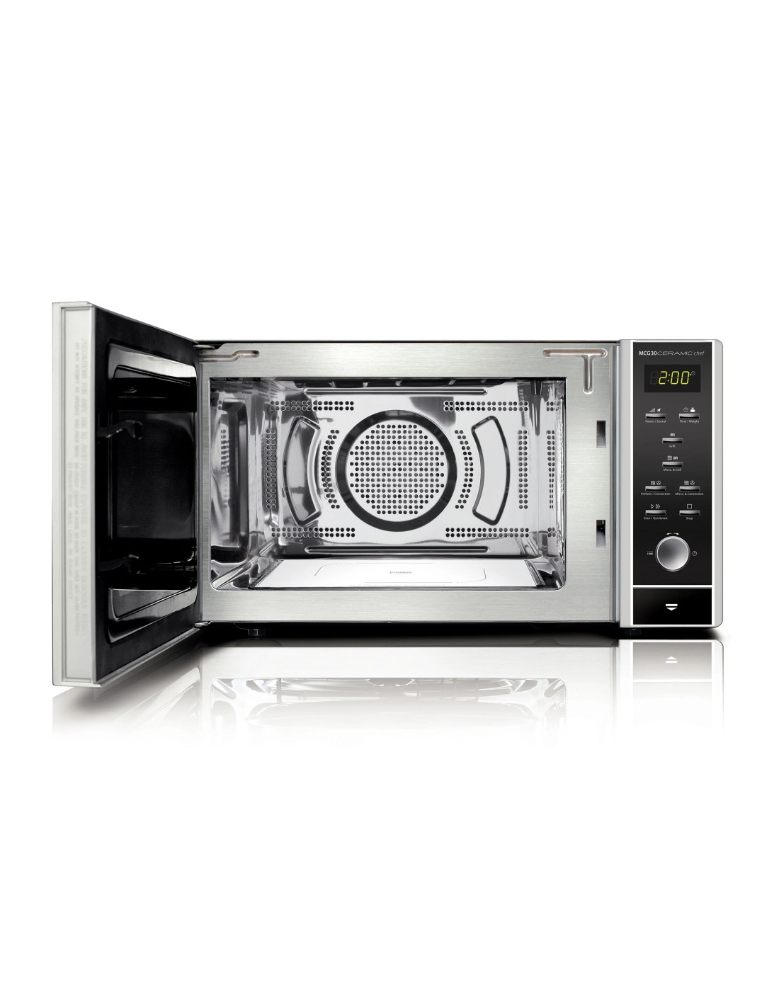 FORNI: vendita online FORNO A MICROONDE MCG30 CERAMIC CHEF LT.30 W.2010 CM.54X50X31H in offerta