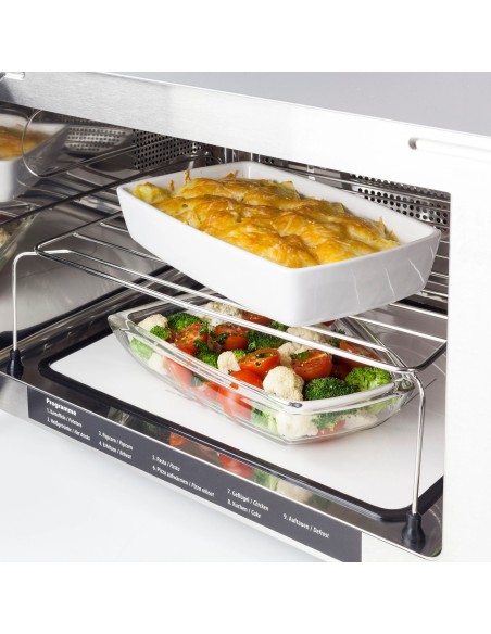 FORNI: vendita online FORNO A MICROONDE MCG30 CERAMIC CHEF LT.30 W.2010 CM.54X50X31H in offerta