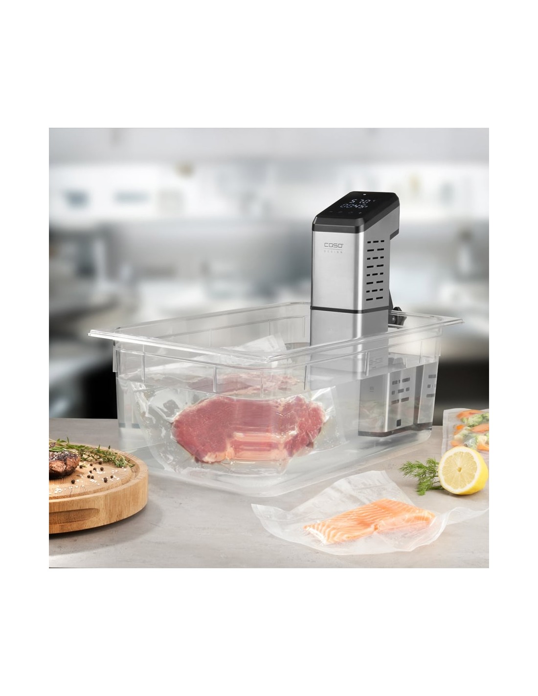 SOUS-VIDE-BAGNOMARIA: vendita online SOUS VIDE RONER PRO SV2000 LT.60 0 C/90 C W.2000 MM.100X125X375H in offerta