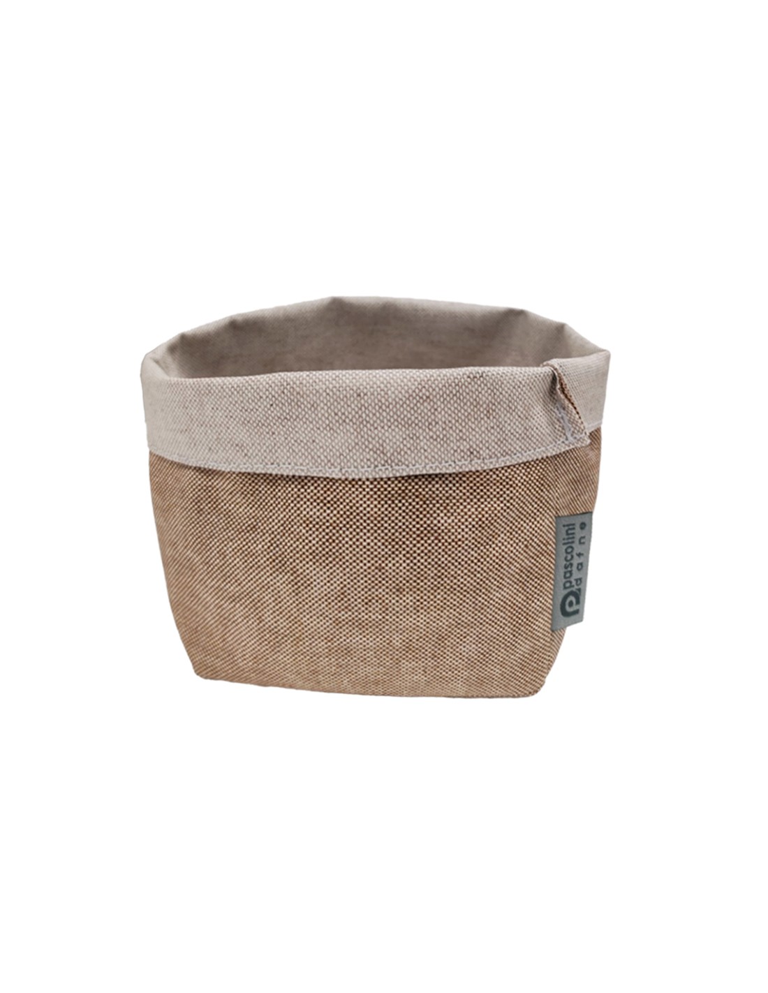 CESTINI PANE: vendita online SACCHETTO PORTAPANE IN COTONE IDROREPELLENTE 11 X 12 X 12 CM CORDA E NATURALE in offerta