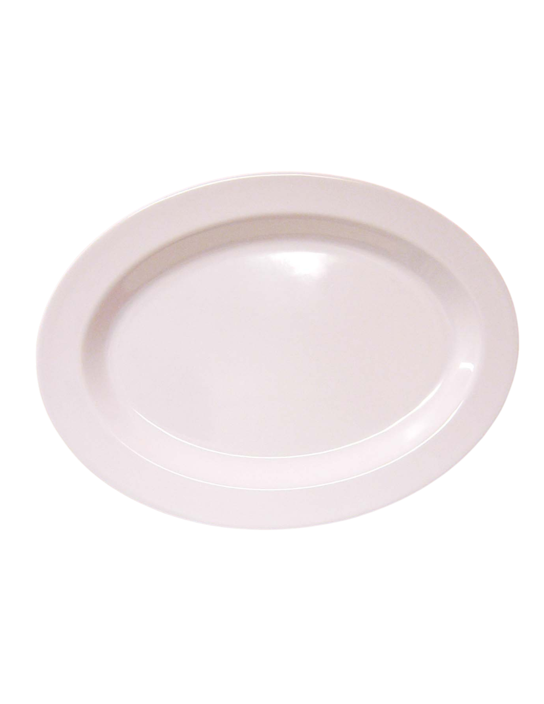 VASSOI-TAGLIERI: vendita online VASSOIO OVALE 40 CM BIANCO IN MELAMINA in offerta