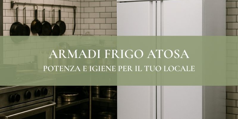 Armadi Frigo Atosa: Potenza e Igiene per il tuo Locale